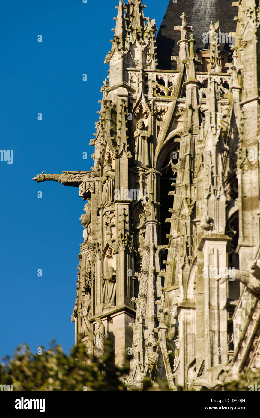 Catedral de Rouen, Francia Foto de stock