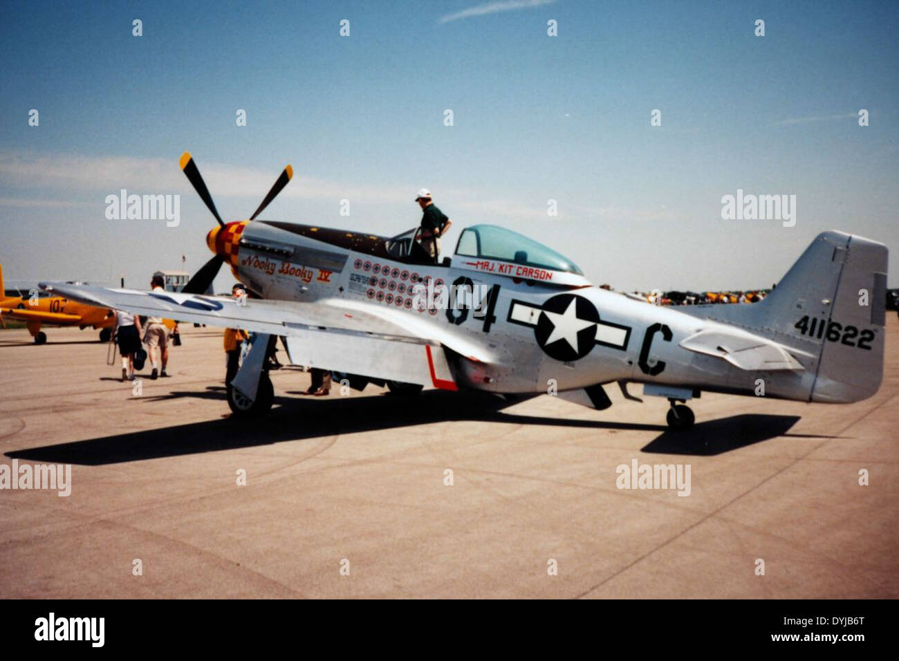 North American P-51 Foto de stock