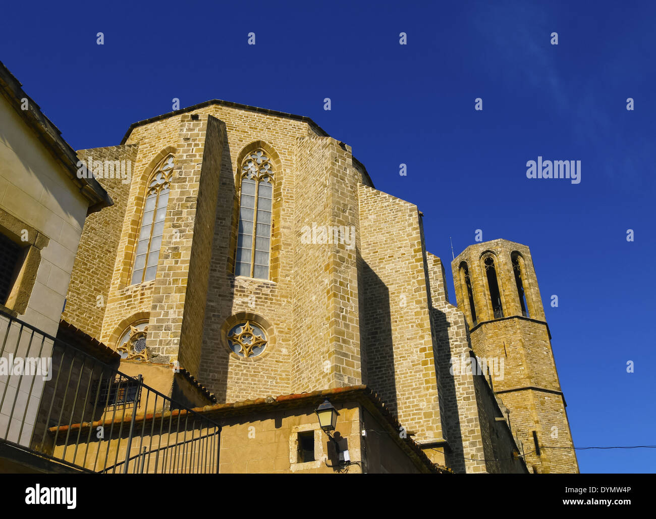 Monestir de Pedralbes - Monasterio de Pedralbes en Barcelona, Cataluña, España Foto de stock