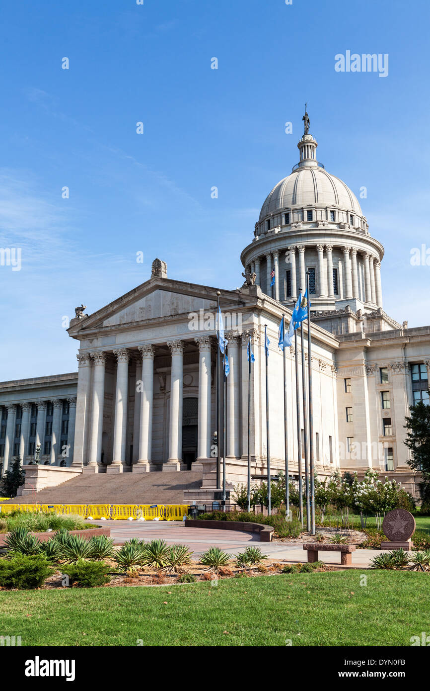 El edificio del Capitolio del Estado de Oklahoma, Oklahoma City Foto de stock