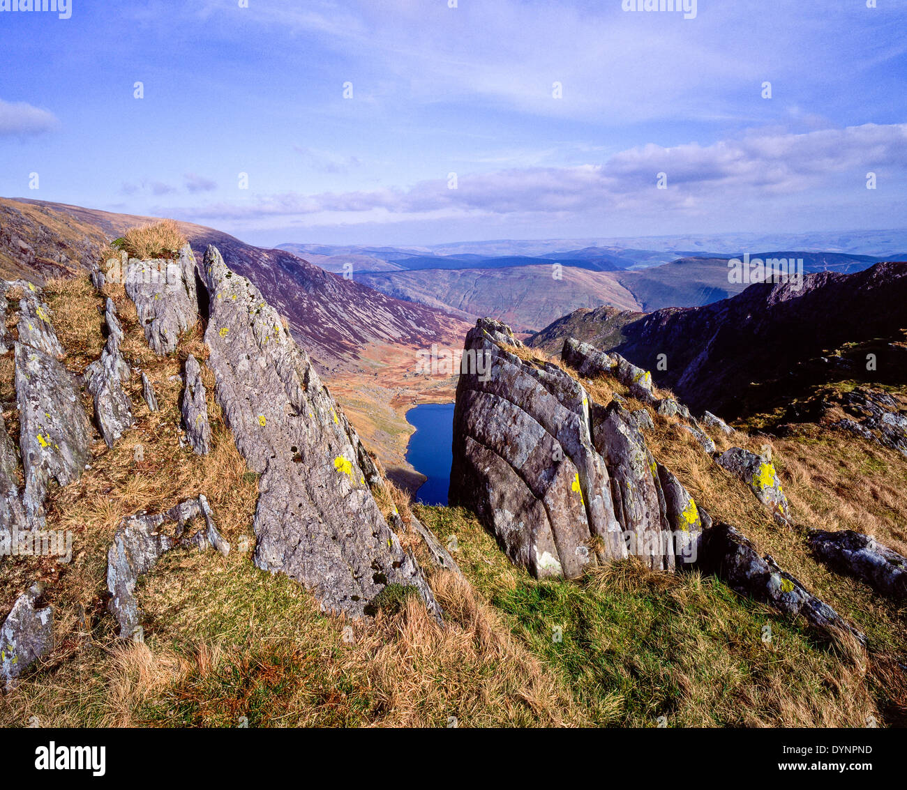 Cadair Idris Snowdonia al norte de Gales, Reino Unido Foto de stock