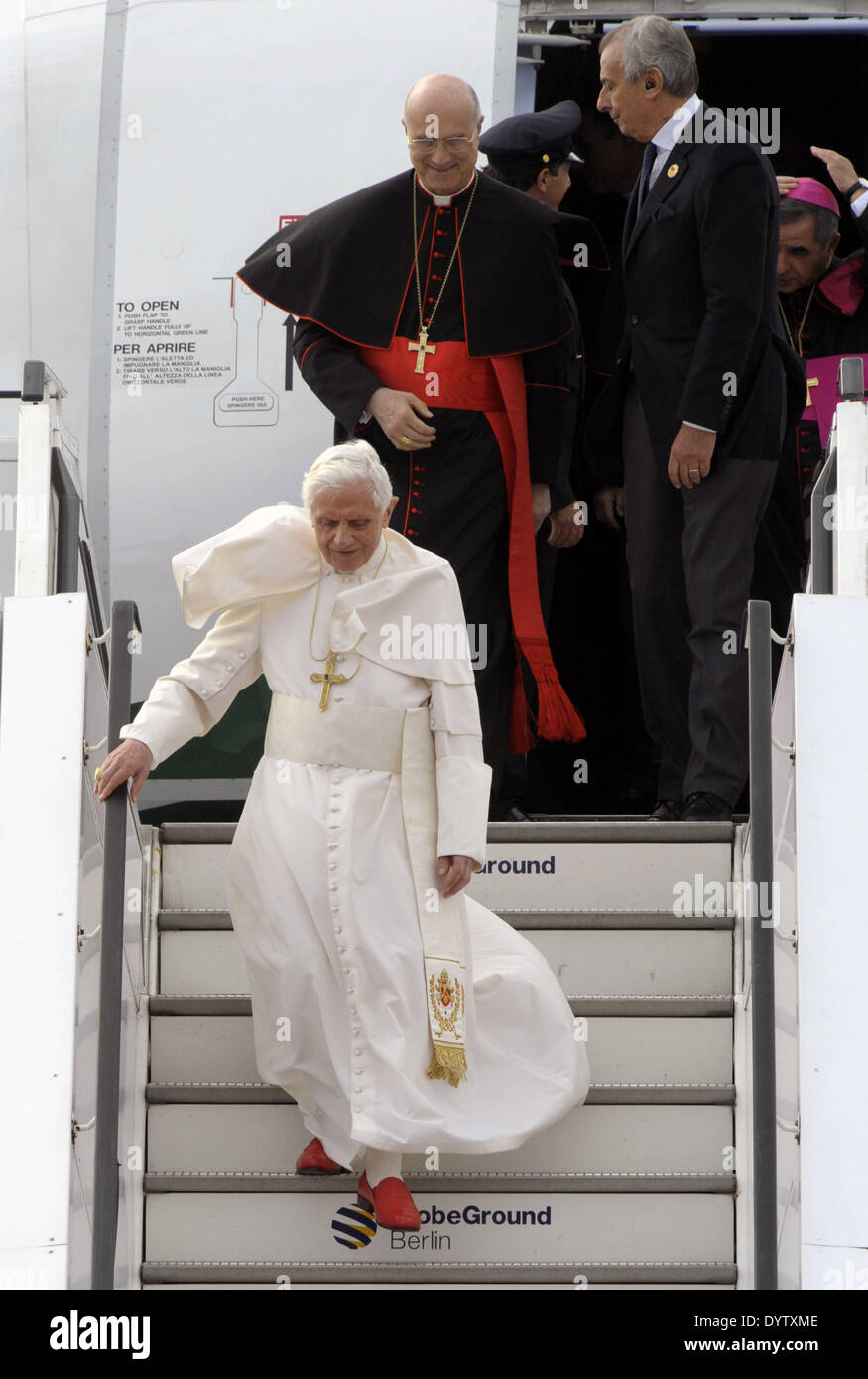 Su Santidad el Papa Benedicto XVI Foto de stock