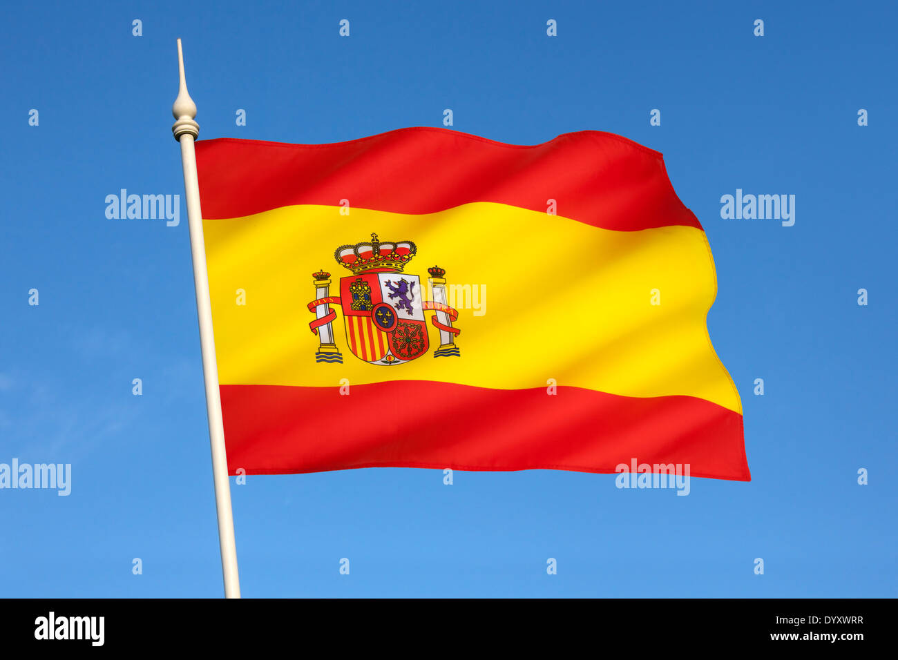 La bandera nacional de España Fotografía de stock - Alamy