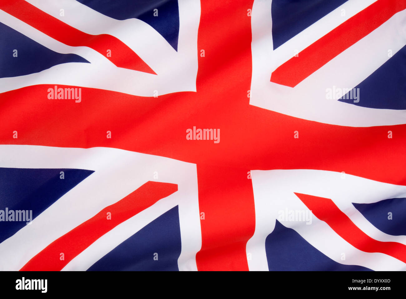 La bandera del Reino Unido de Gran Bretaña e Irlanda del Norte. Foto de stock