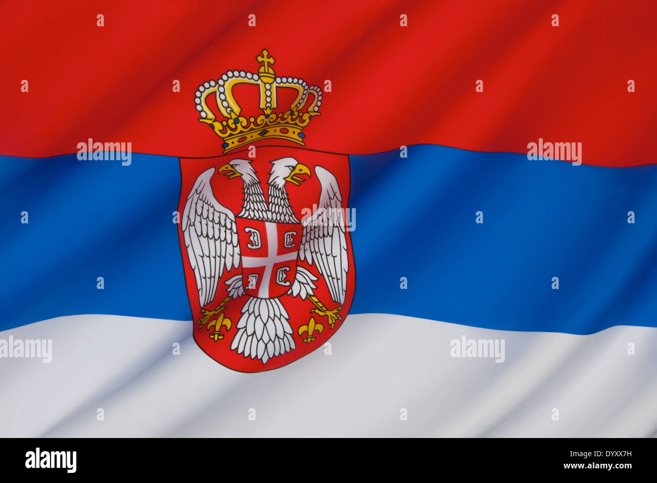 Bandera nacional serbia fotografías e imágenes de alta resolución Alamy