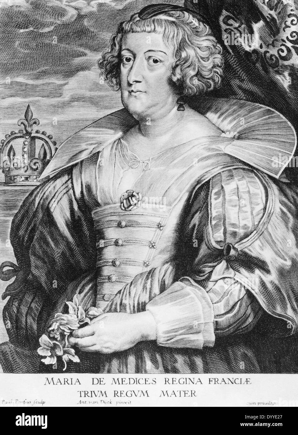 María de Medici Foto de stock