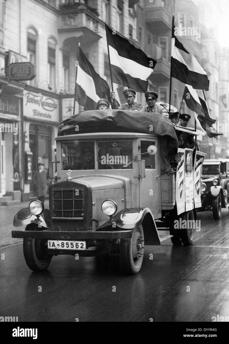 Campaña de propaganda nacional alemán, 1933. Foto de stock