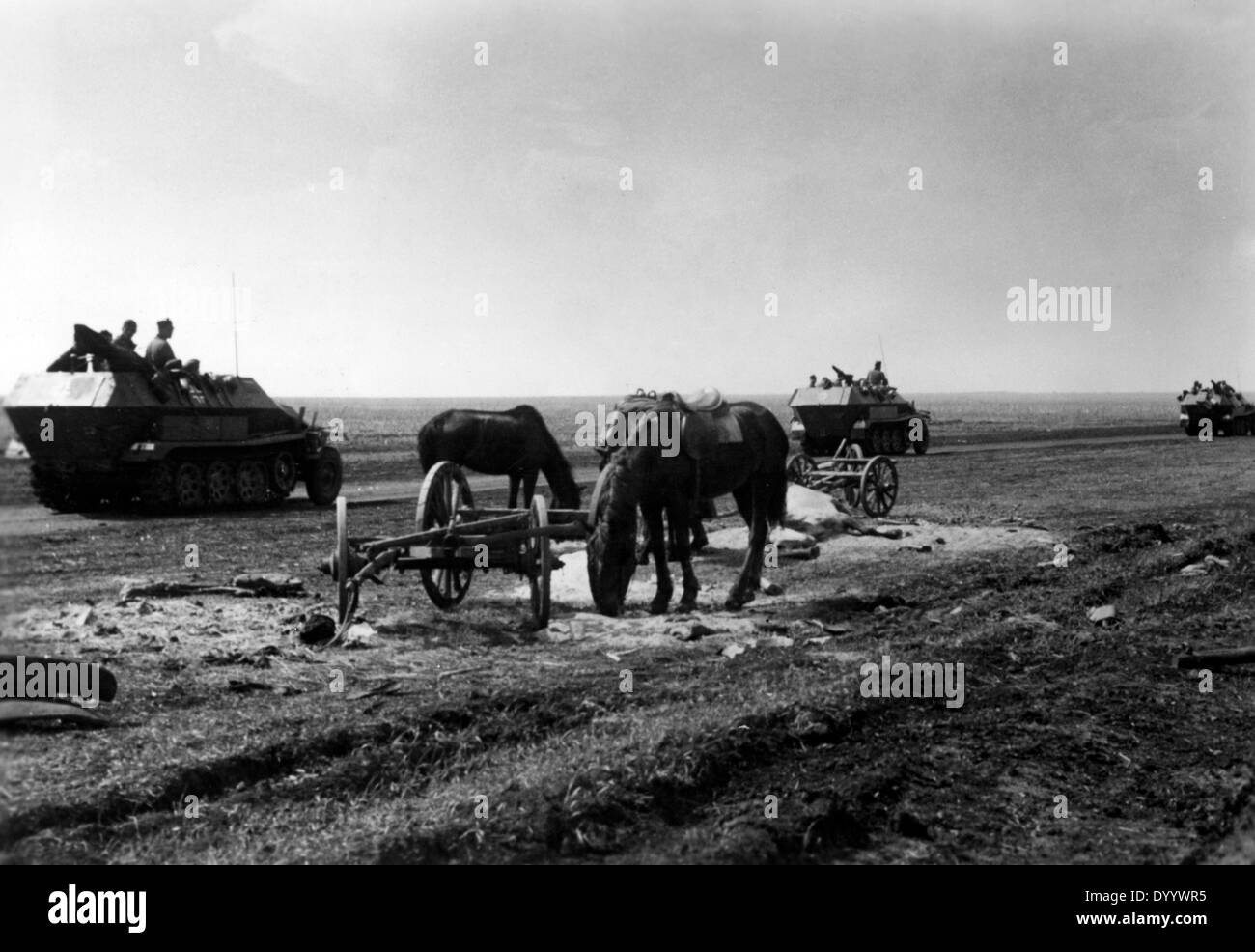 La Segunda Guerra Mundial: La Batalla de Kharkov-Izyum, mayo de 1942 Foto de stock