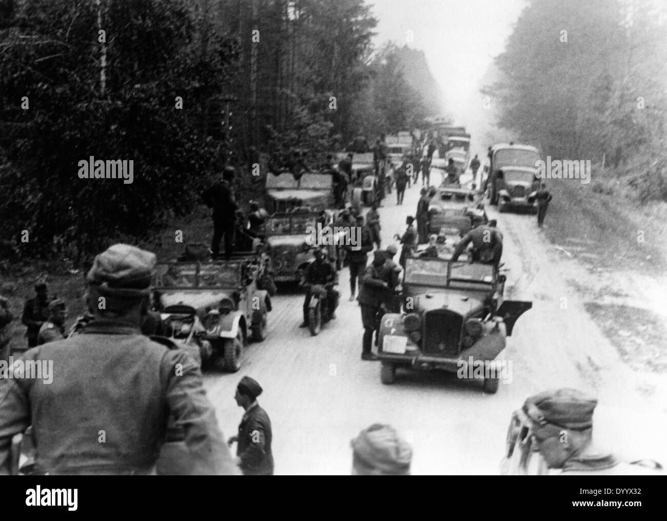 Comienzo del ataque en Rusia, el 22/06/1941 Foto de stock