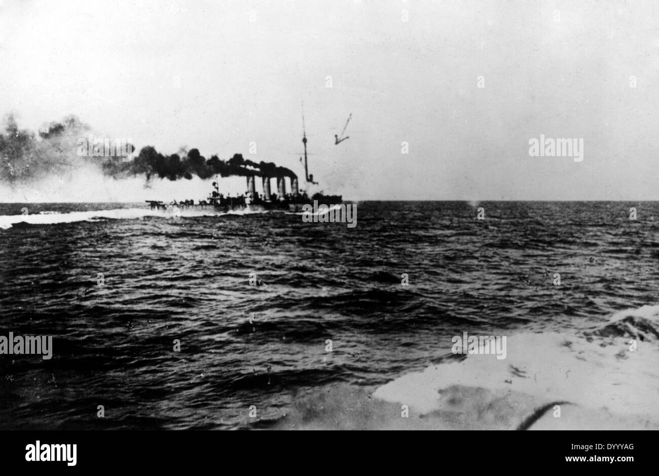 Luz austriaca cruiser SMS Novara, 1917 Foto de stock