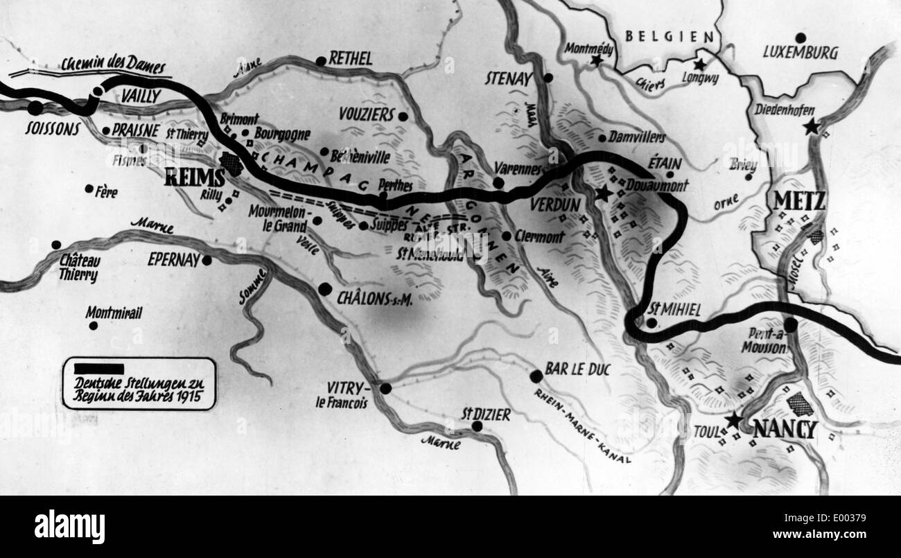 Frente Occidental Frente Oriental 1914 Y Mapa