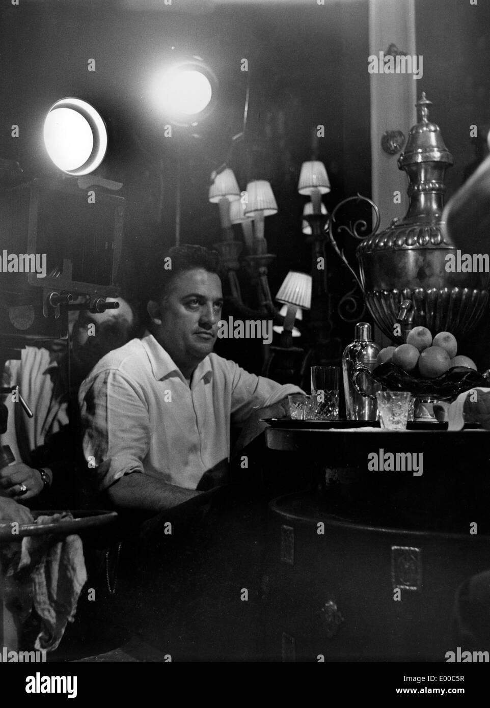 Federico Fellini, aprox. 1960 Foto de stock