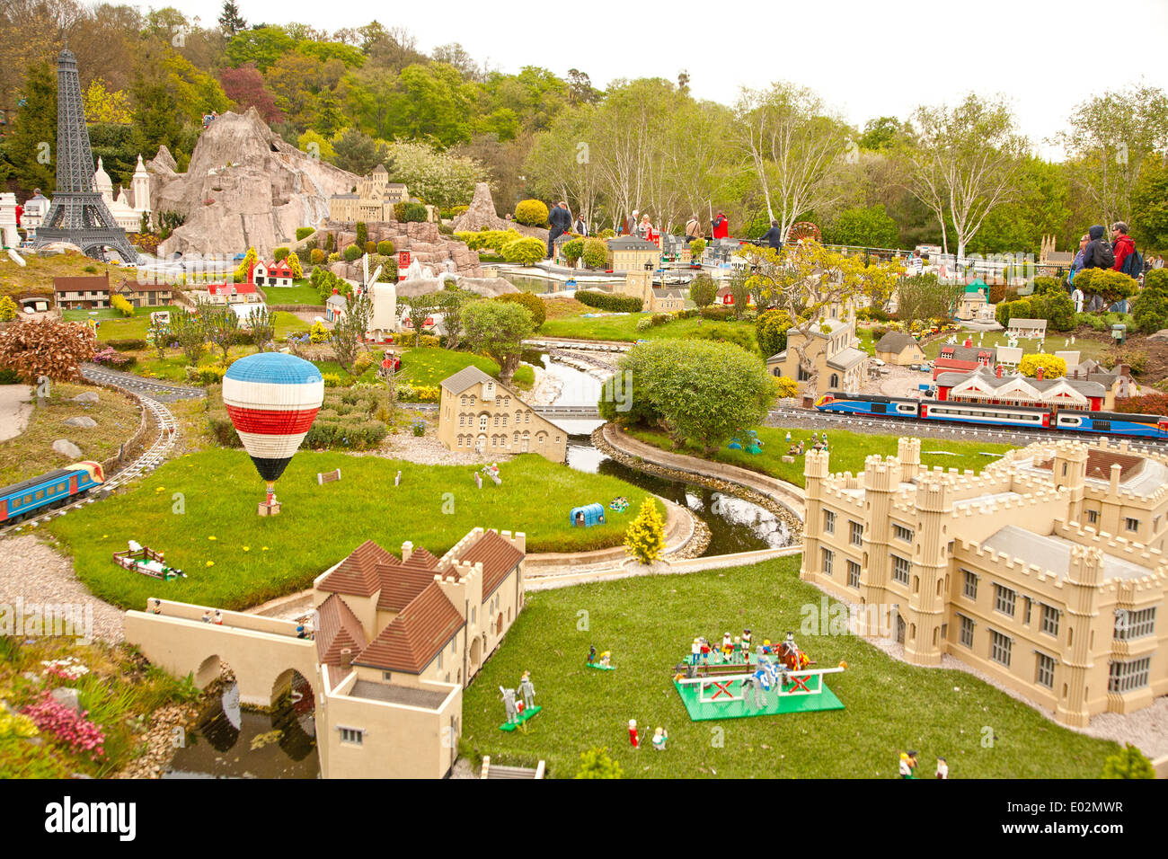 Reino Unido, Windsor, Legoland, un parque de ocio familiar, un artefacto de  Lego la visualización de lugares de fama mundial Fotografía de stock - Alamy
