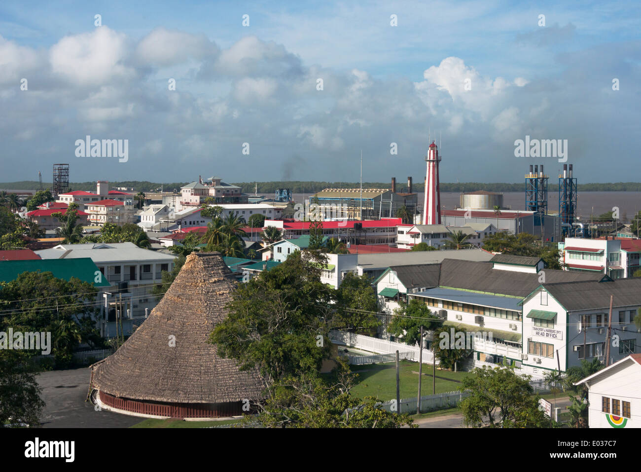Paisaje urbano, Georgetown, Guyana Foto de stock
