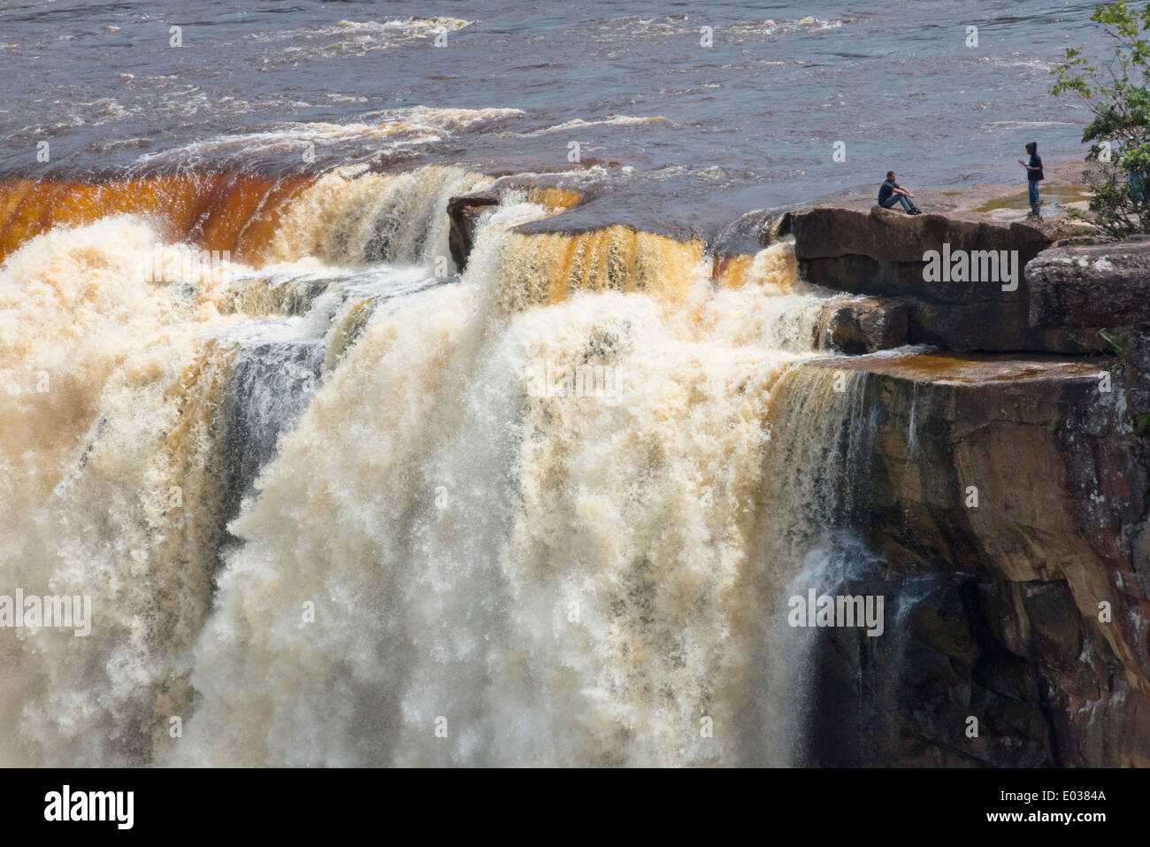 Las cataratas de Kaieteur, Guyana Foto de stock