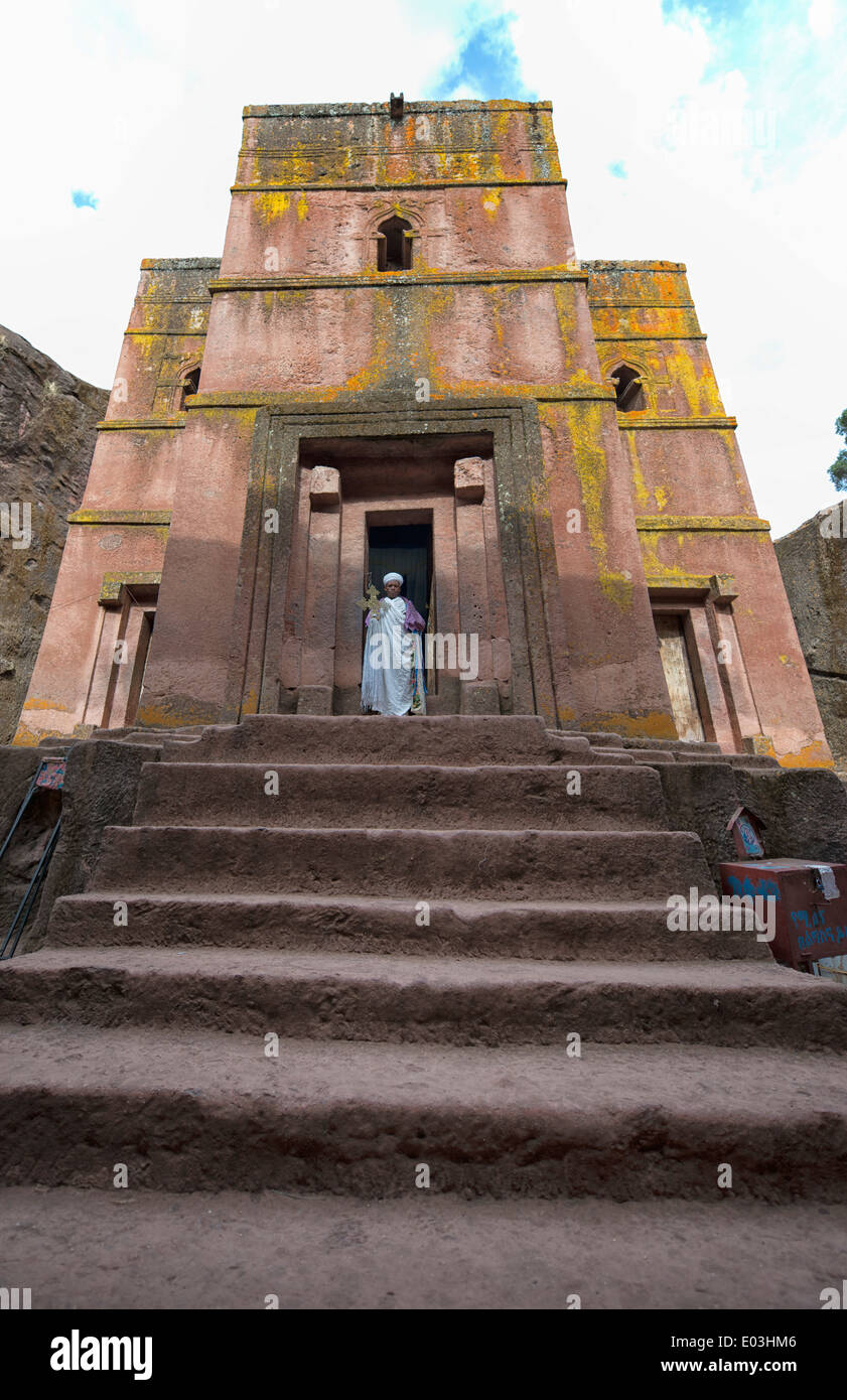 After king gebre mesqel lalibela of ethiopia fotografías e imágenes de