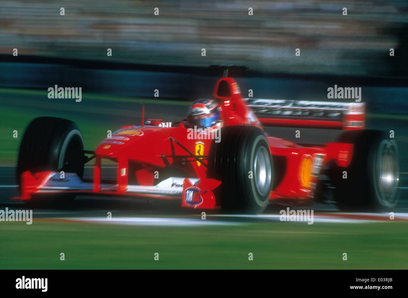 El 2000 Australian Grand Prix de Fórmula 1. Michael Schumacher va a ganar la carrera. Foto de stock