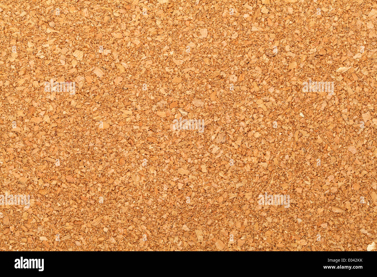 La textura del tablero de corcho marrón vacía. Foto de stock