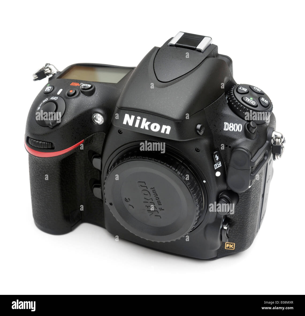 Nikon D800 cámara digital recorte sobre fondo blanco Fotografía de stock -  Alamy