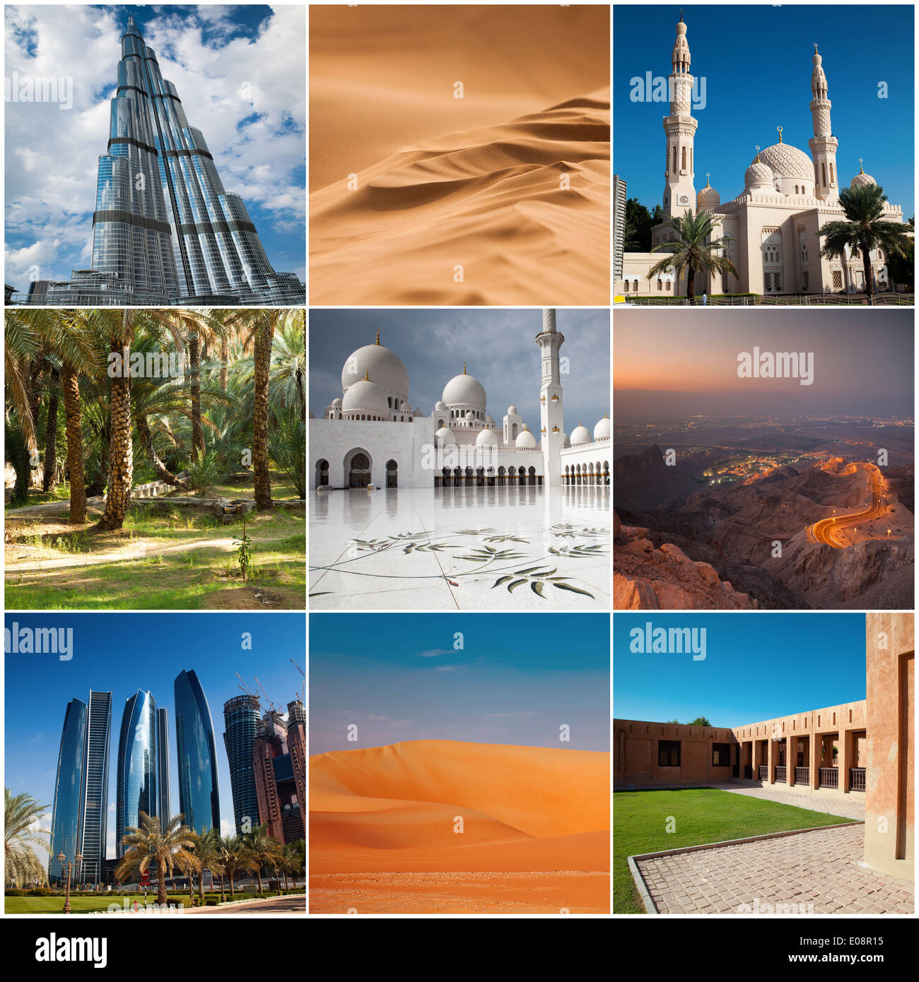 Resultado de imagen para monumentos de dubai collage
