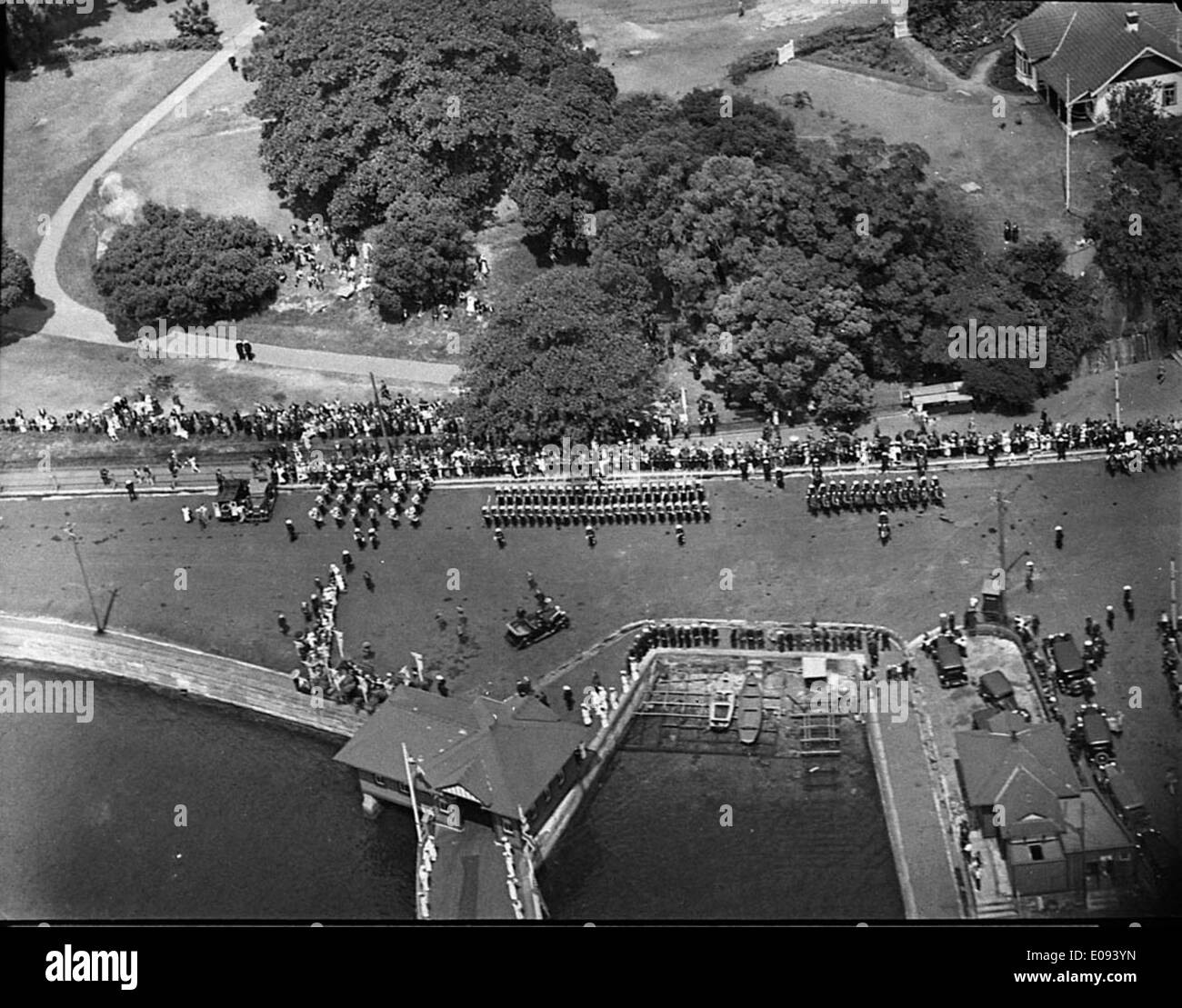 Vistas aéreas, 16 Ene 1935 Foto de stock