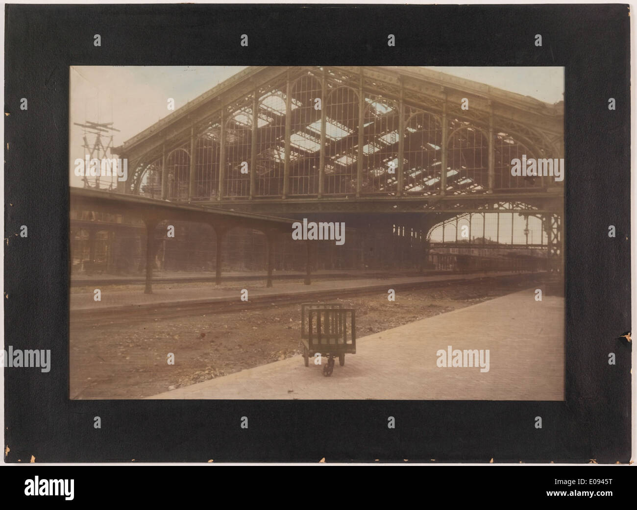 Estación de tren abandonada de Amiens. Foto de stock