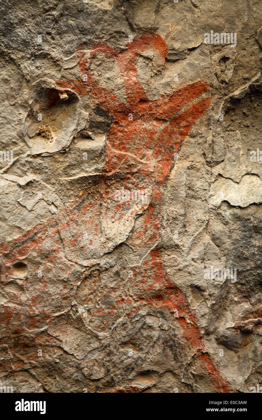 Pinturas rupestres, Cueva del raton, Sierra