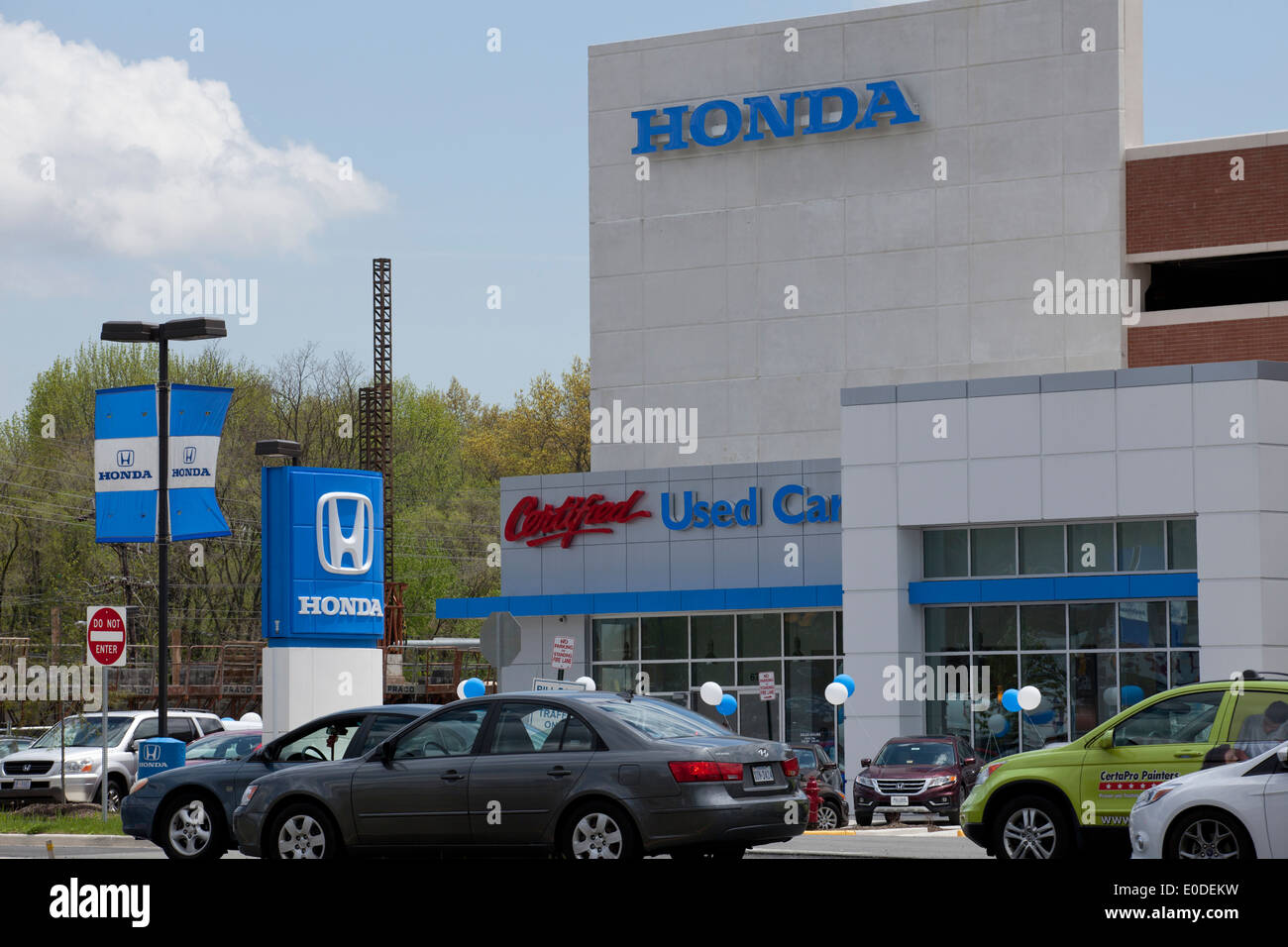 Honda concesionario - EE.UU. Foto de stock