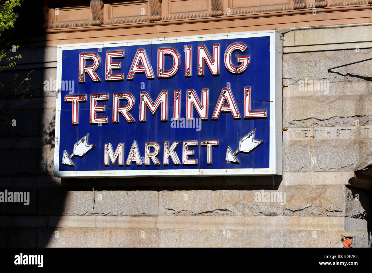 El mercado Reading Terminal, Philadelphia, PA Foto de stock