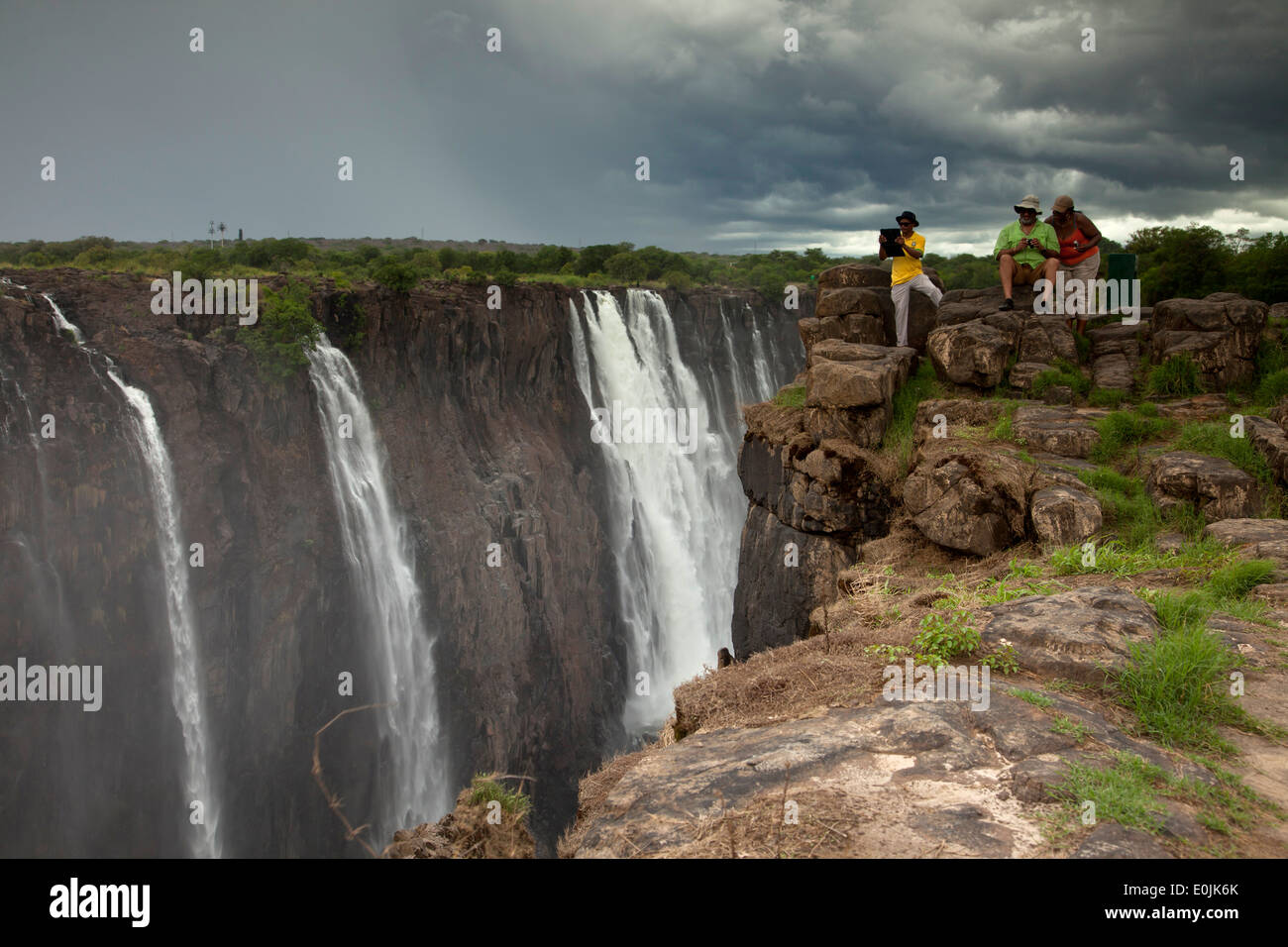 Victoria Falls, Zimbabwe, África Foto de stock