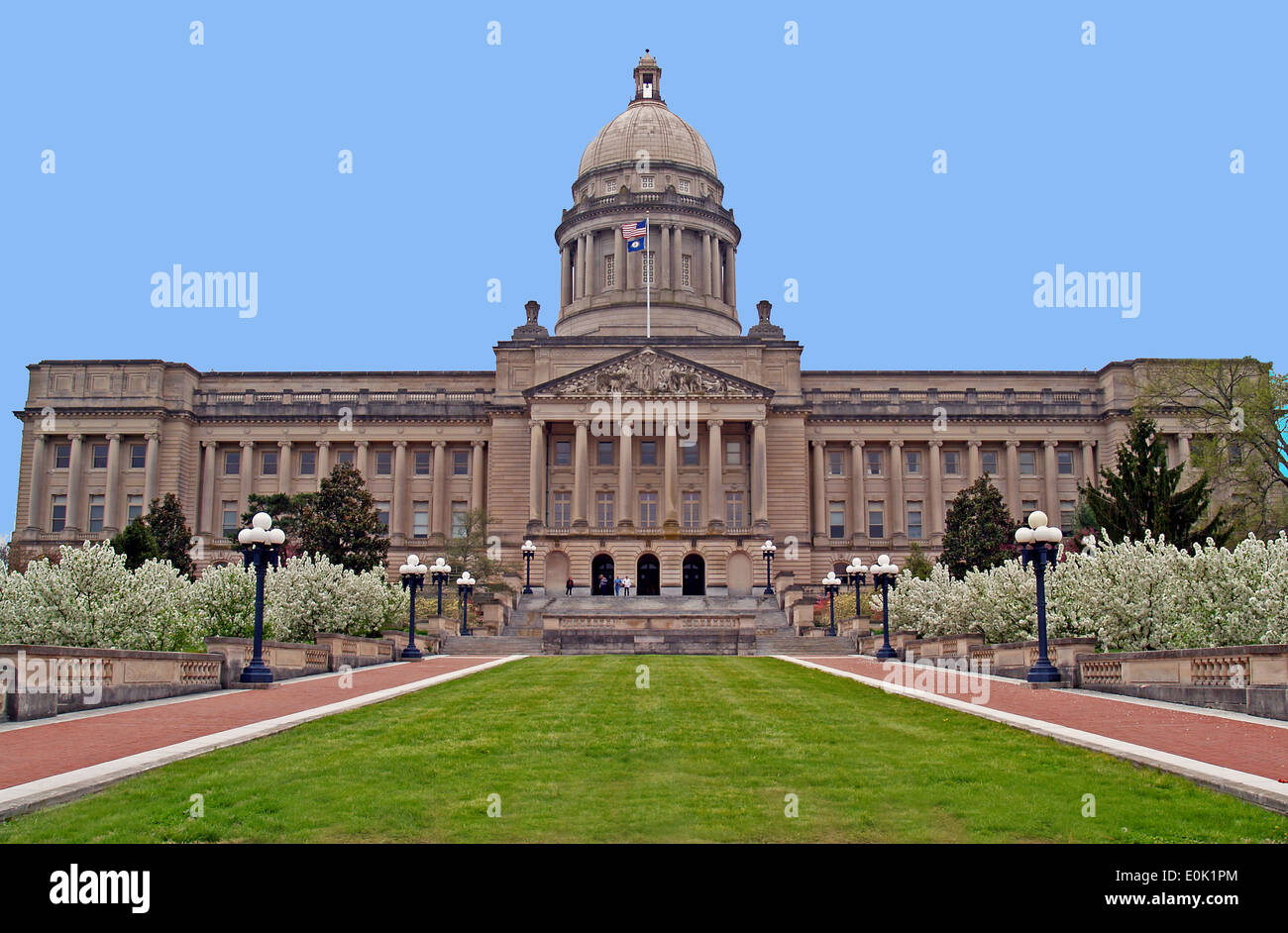 El edificio del Capitolio del Estado de Kentucky,Frankfort Foto de stock