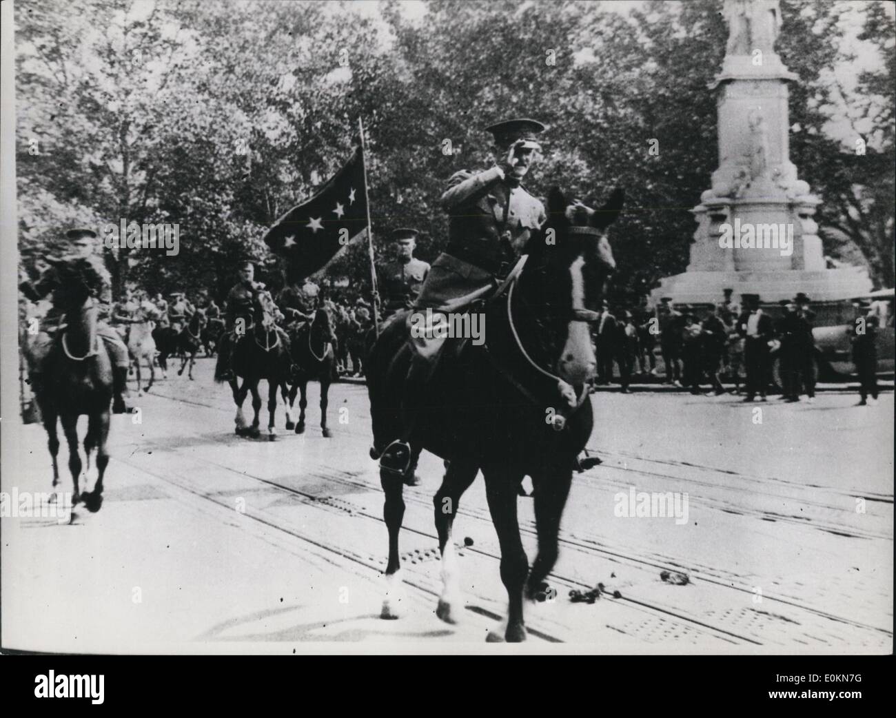 Dec 15, 1918 - Washington, Distrito de Columbia, EE.UU. - el General John .J. PERSHING durante una Victoria Parade en Washington después de la I Guerra Mundial. Foto de stock