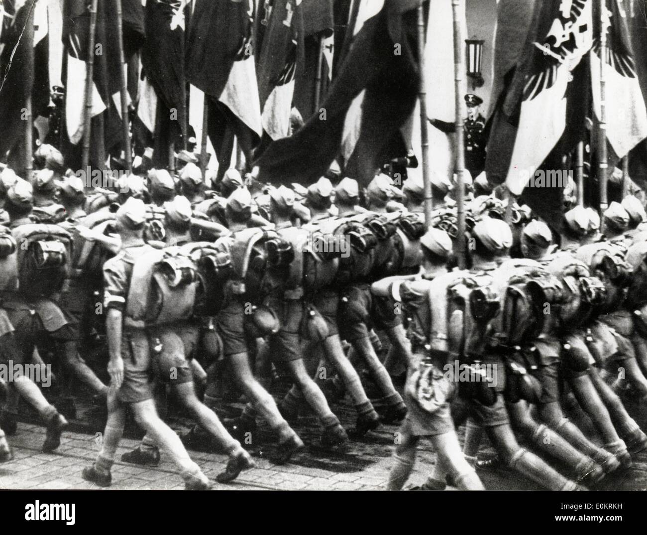 Enero 01, 1940 - Berlín, Alemania - Foto de archivo: circa 1930S-1940s. El Movimiento Juvenil Nazi. Foto de stock