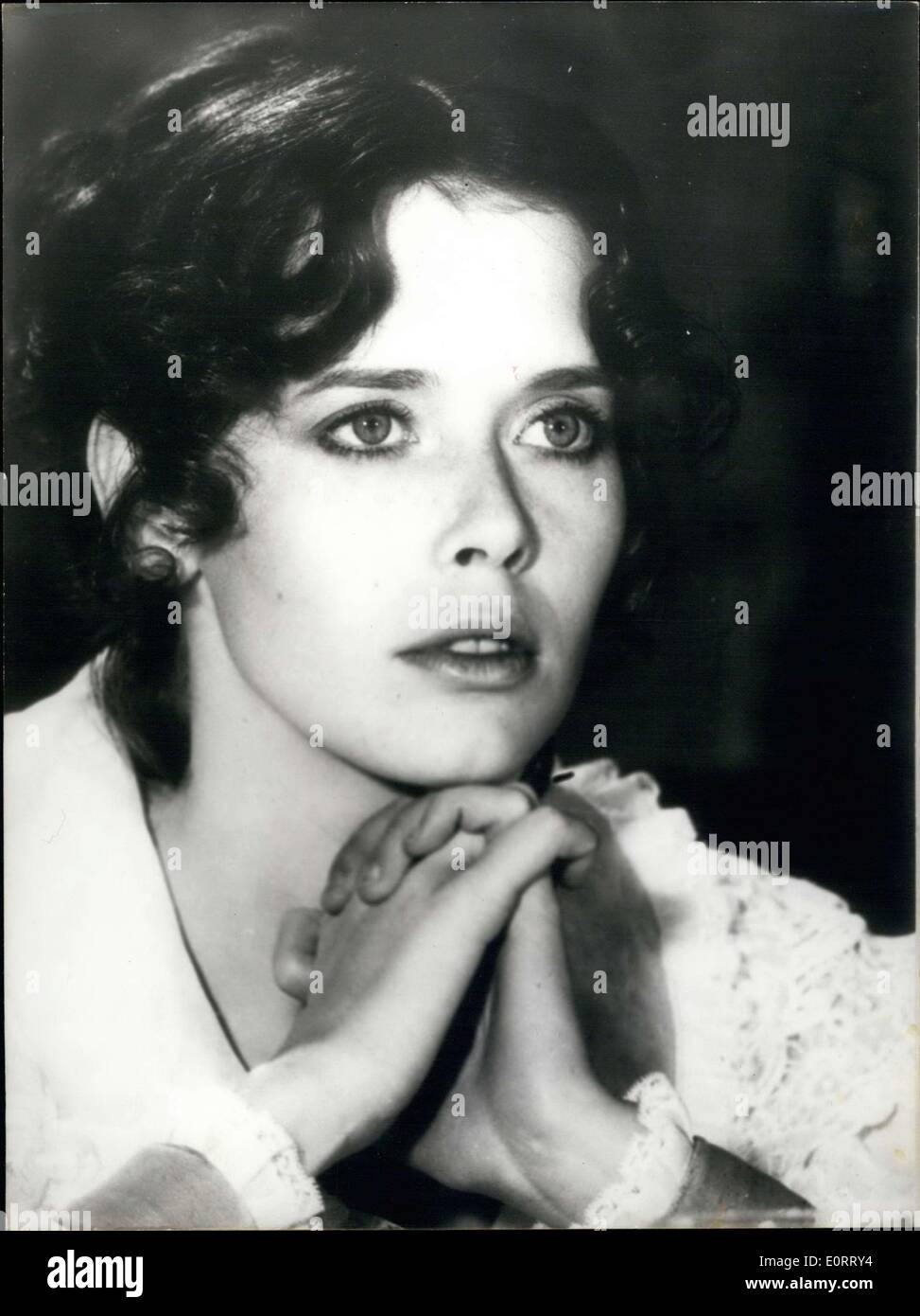Mayo 08, 1960 - Sylvia Kristel en ''une femme Fidele' Foto de stock