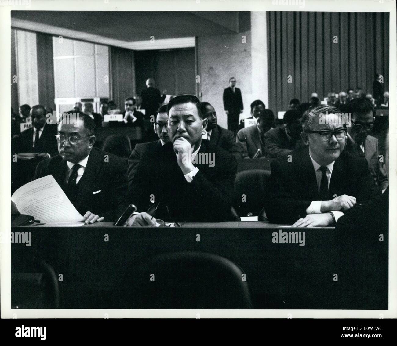 Marzo 03, 1964 - Debate General comienza en la Conferencia de Comercio y  Desarrollo de la ONU continúa el debate general de la Conferencia de las Naciones  Unidas sobre Comercio y Desarrollo