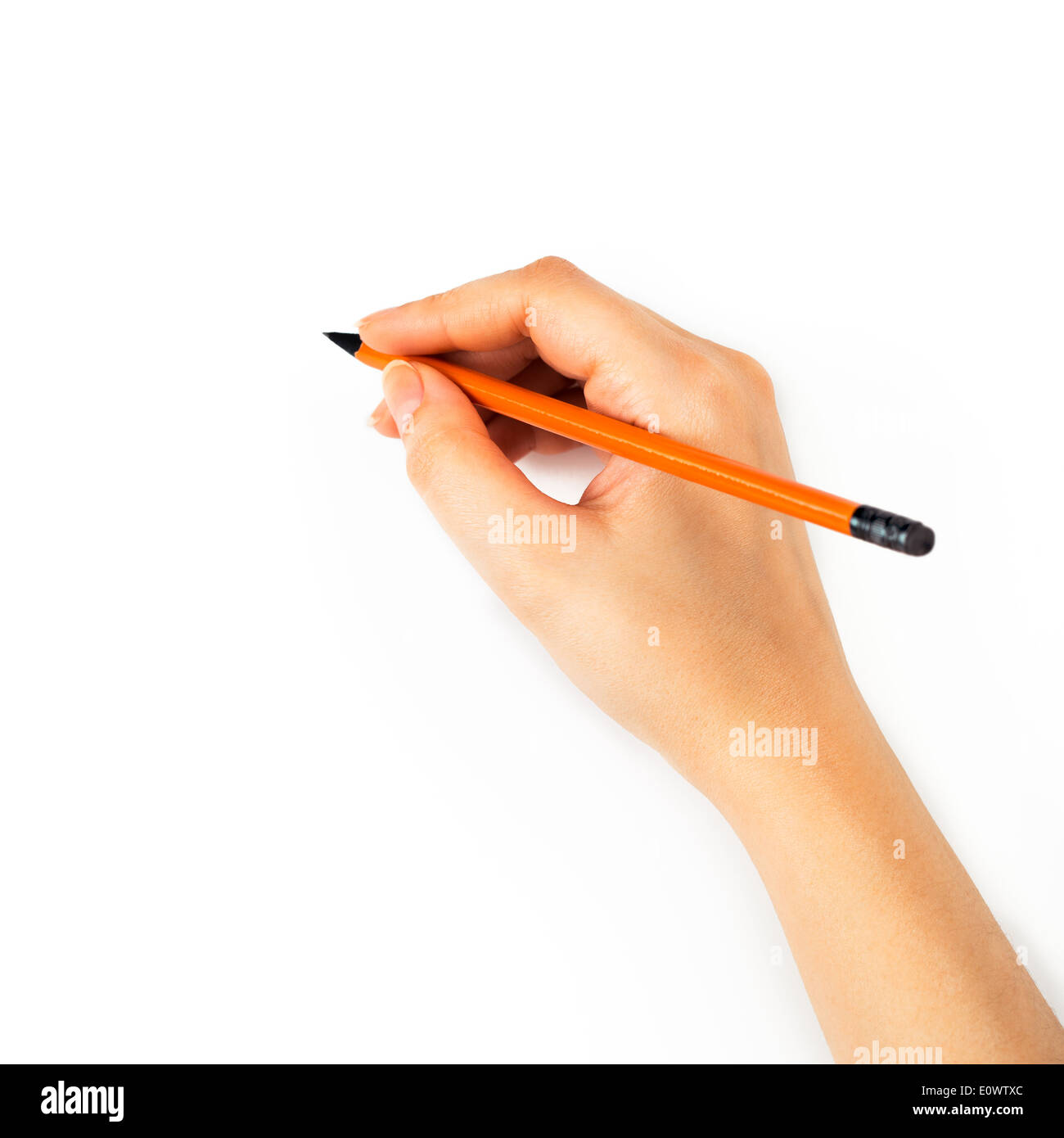Hand holding pencil fotografías e imágenes de alta resolución - Alamy