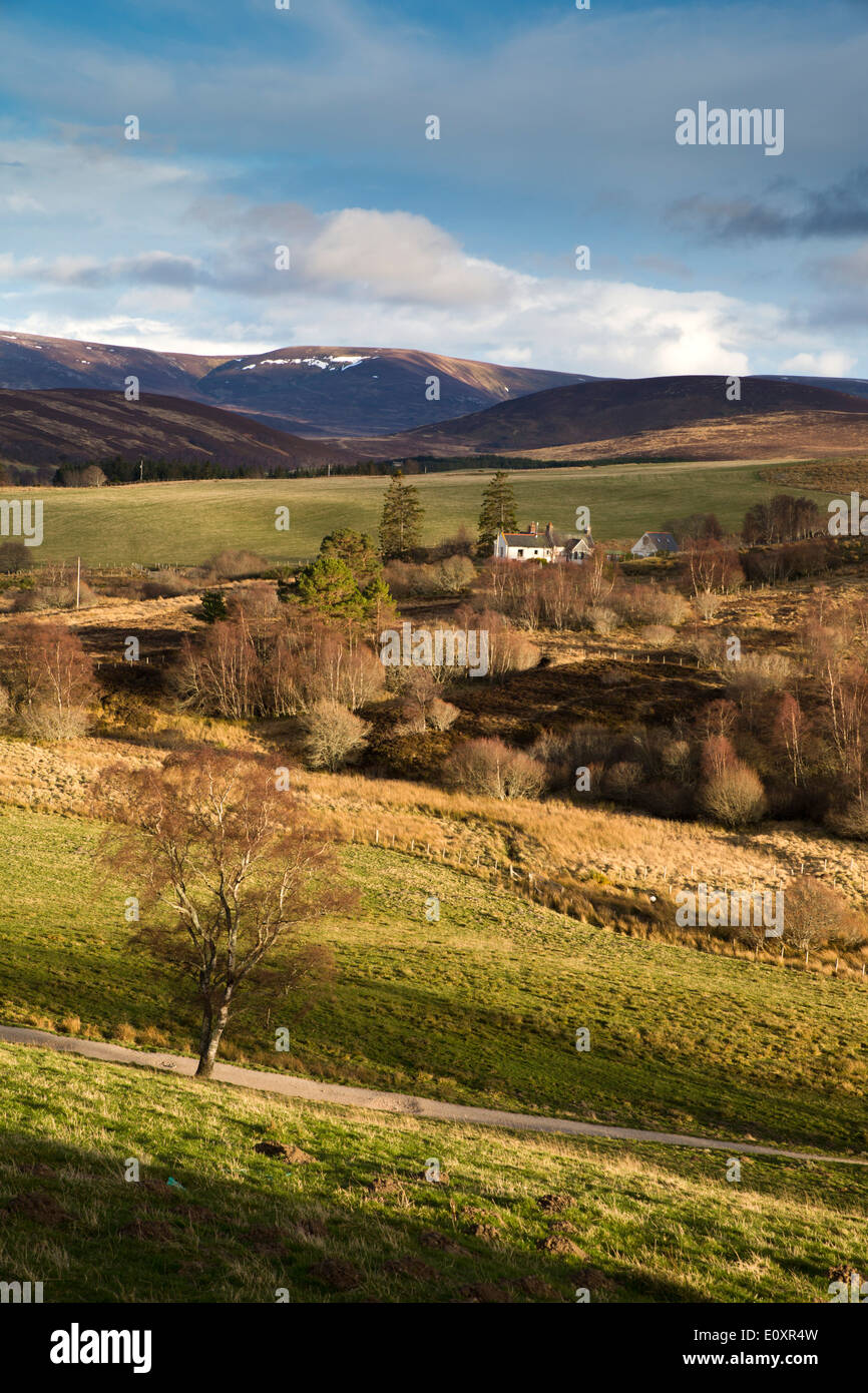 Colinas de escalera; desde Pascua Corrie; Cairngorm; Escocia Foto de stock