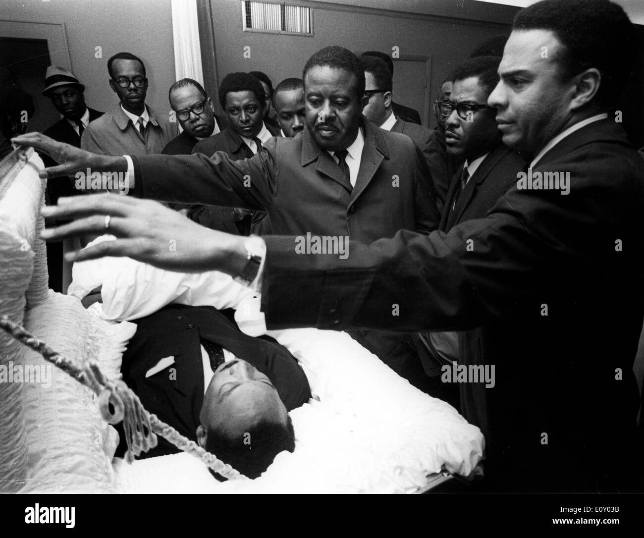 Funeral del reverendo Martin Luther King Jr. Foto de stock