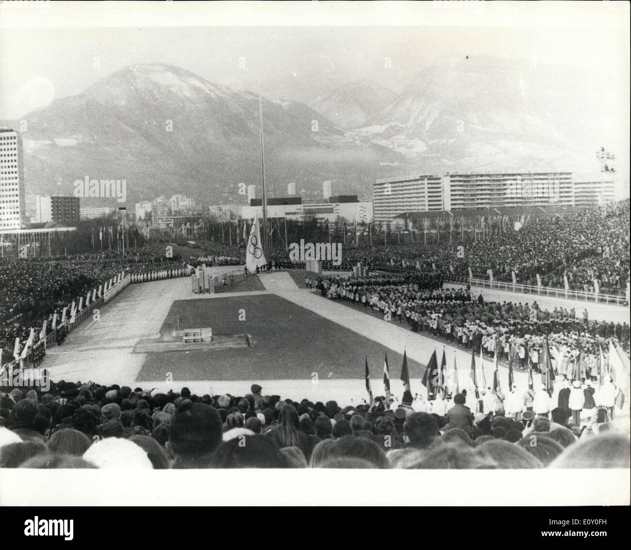 Febrero 08, 1968 La apertura de los Juegos Olímpicos de Invierno