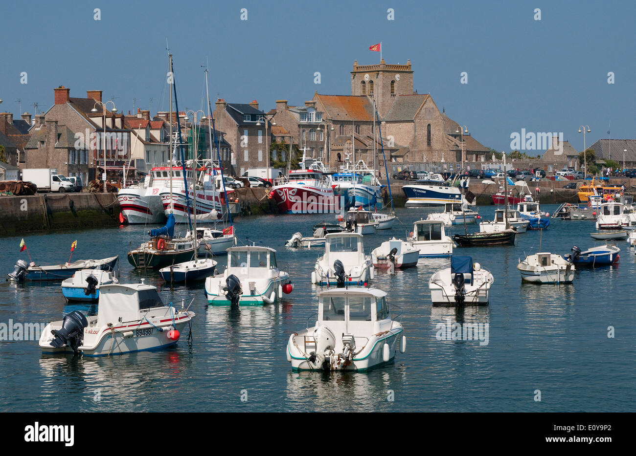 Barfleur, Normandía, Francia Foto de stock