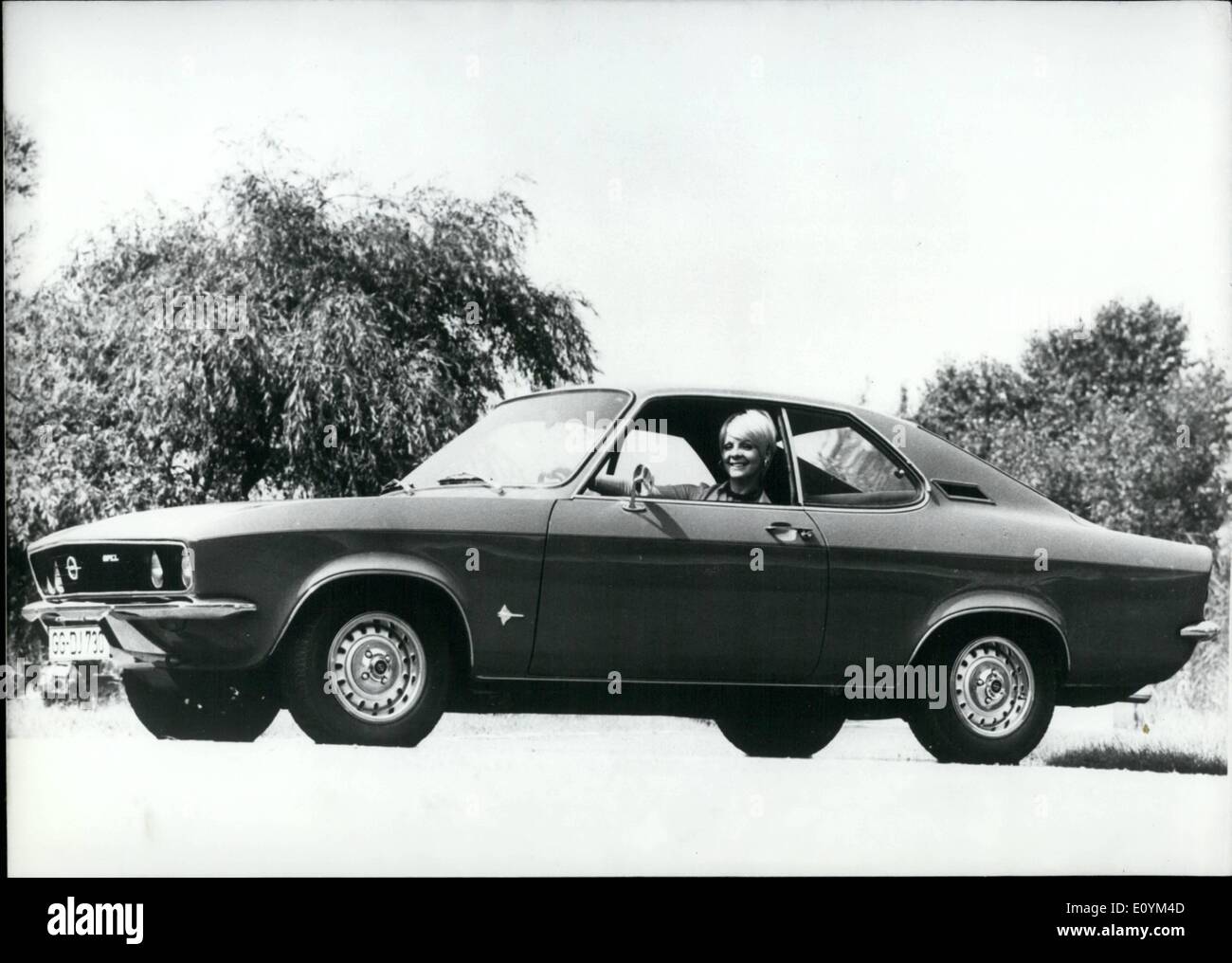Septiembre 09, 1970 - El Opel Manta... ...Representa un coche completamente nuevo de clase dentro de los vendavales del programa de la compañía Russelsheim. Foto de stock