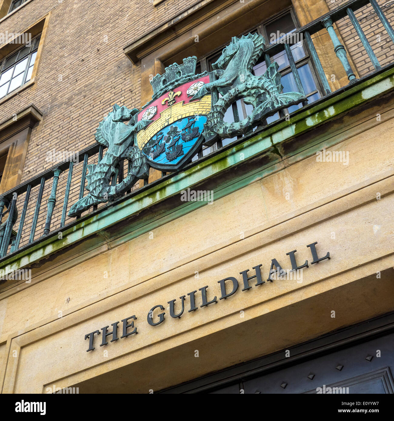El Guildhall Cambridge Foto de stock