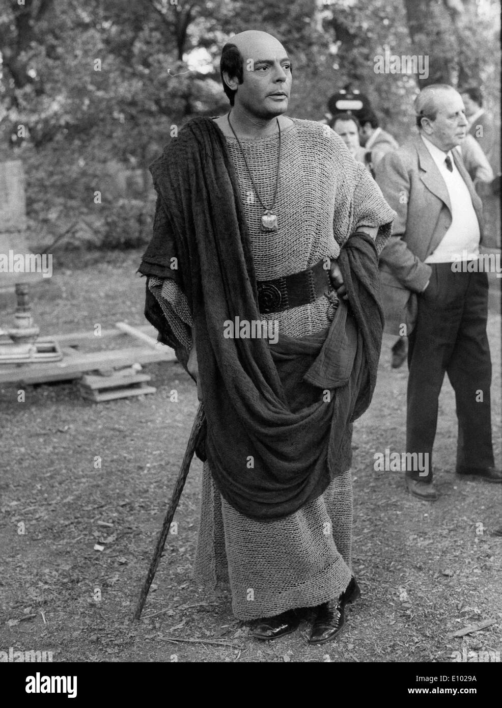 El actor Marcello Mastroianni en Escipión el Africano Foto de stock