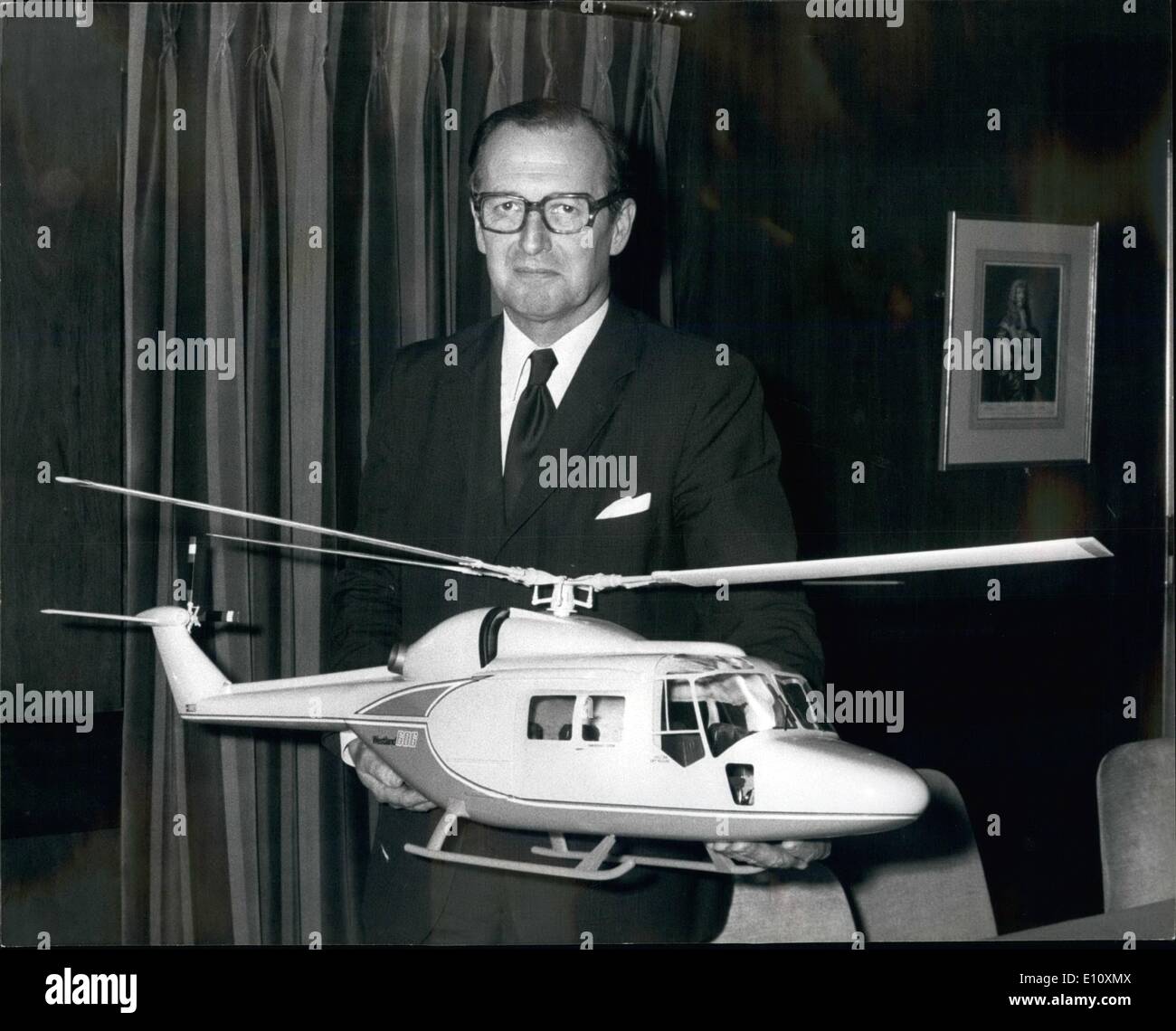 Agosto 08, 1974 - Westland para introducir nuevo helicóptero.: Un nuevo  servicio de alta velocidad y largo alcance helicóptero civil se introdujo  por helicópteros Westland. El nuevo Westland 606 14-lugar helicóptero se