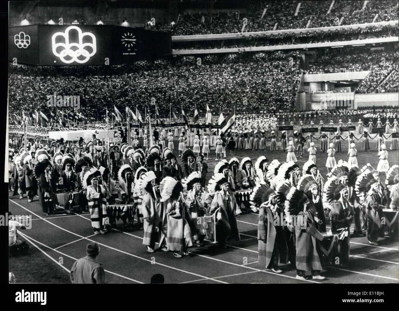 Agosto 08, 1976 Ceremonia de Clausura de los Juegos Olímpicos de