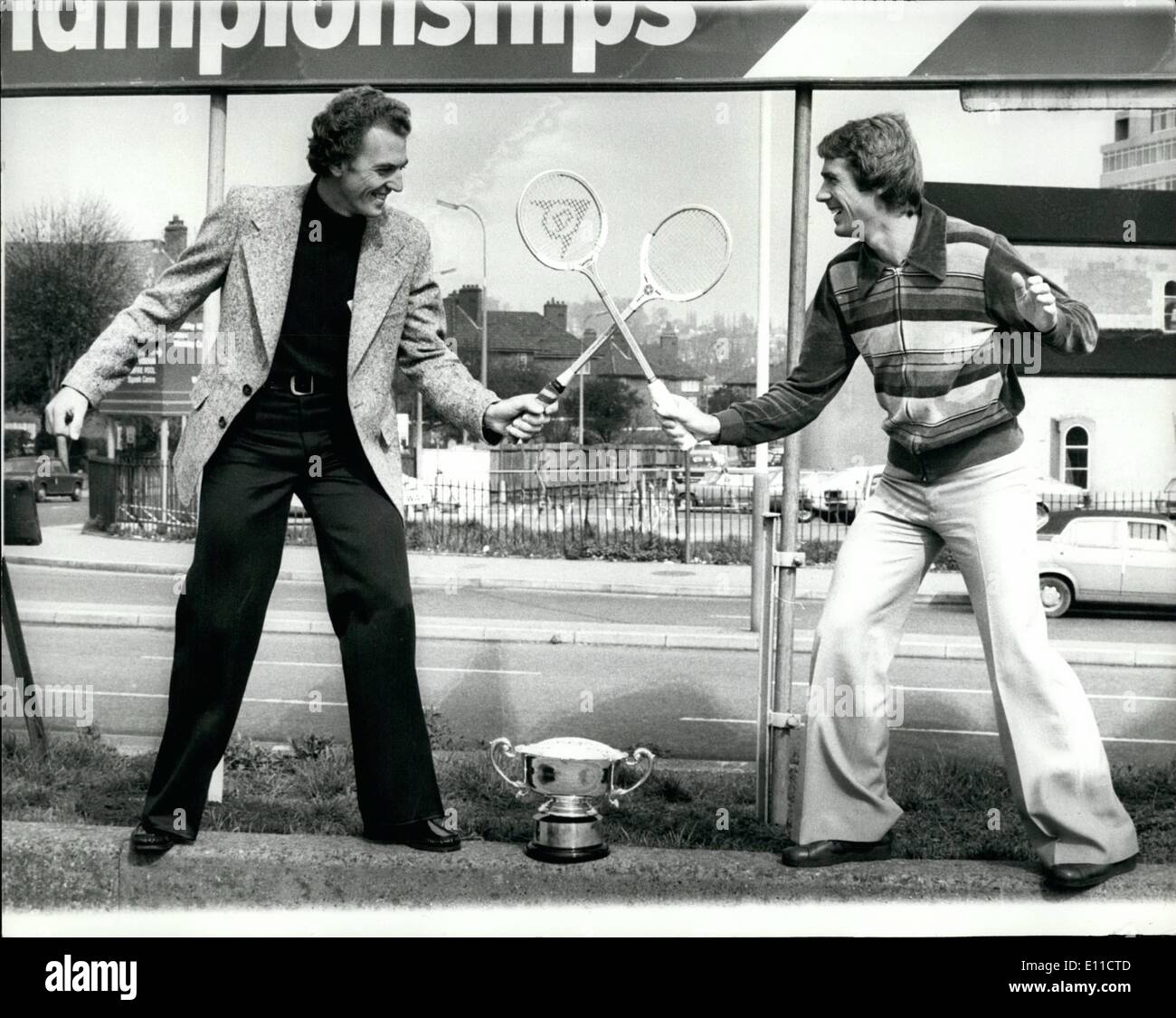 Marzo 03, 1977 - Lucas British Open squash championship, Wembley.: En el London Hotel ESSO en Wembley se reunieron hoy todos los Foto de stock