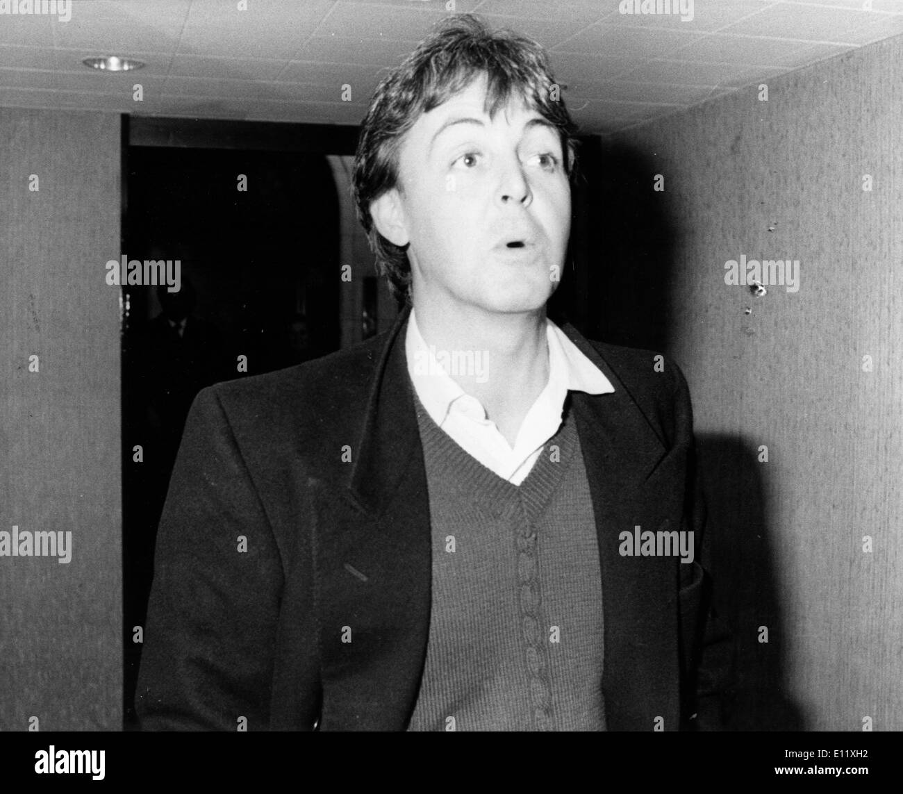 El cantante de los Beatles Paul McCartney. Foto de stock