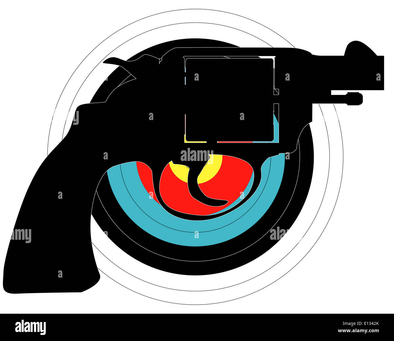 38 revolver Imágenes recortadas de stock - Alamy