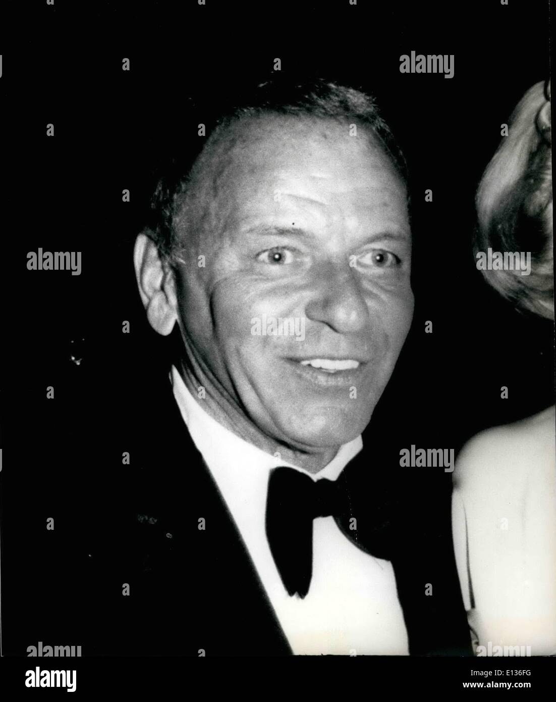 Febrero 28, 2012 - Frank Sinatra-Robert Merrill Función de Gala. Foto de stock