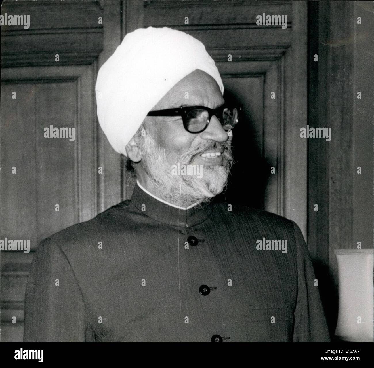 Febrero 29, 2012 - El Ministro de Relaciones Exteriores indio Swaran Singh Foto de stock